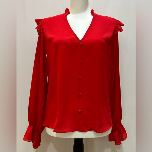 Red Blouse Small - Picture 1 of 6